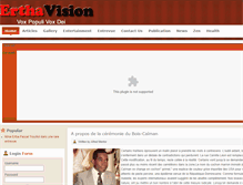 Tablet Screenshot of erthavision.com